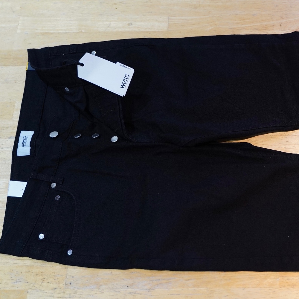 WESC Mens Black Jeans